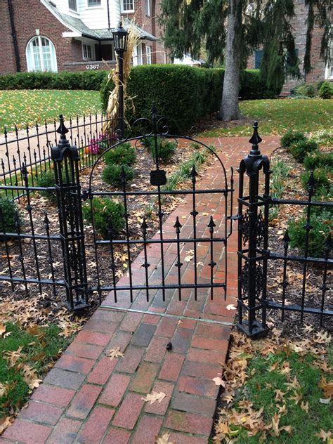 wrought iron gate | Shade garden, Wrought iron gate, Outdoor projects