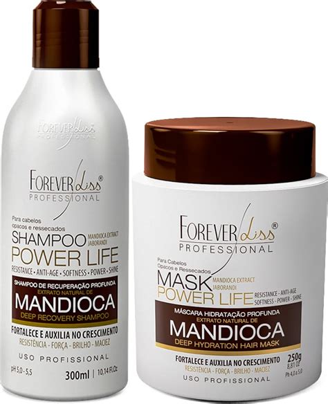 Kit Forever Liss Professional Power Life Mandioca Beleza Na Web