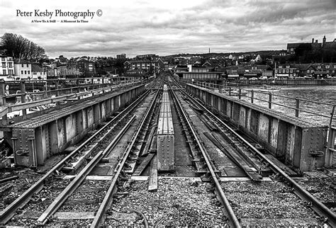 Viaduct Folkestone Mono Peter Kesby Photography