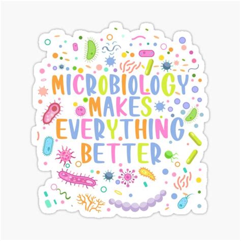 You Cant B Cereus Funny Bacteria Sticker For Sale By Elhon Redbubble