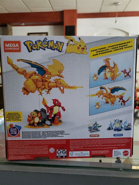 Mavin Mega Construx Pokemon Charmander Evolution Building Set