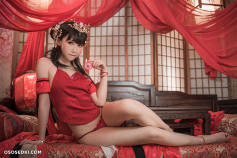 Xianer 面饼仙儿 Azur Lane Yat Sen naked cosplay asian 39 photos