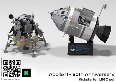 Custom LEGO Set on Kickstarter: Apollo 11 Mission - 50th Anniversary : r/apollo