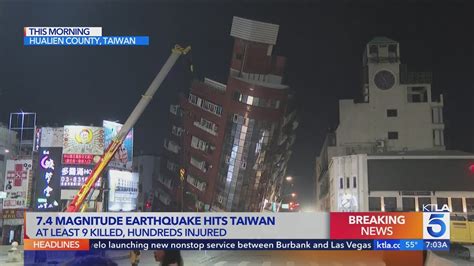 Strongest Earthquake In 25 Years Rocks Taiwan Killing 9 People And