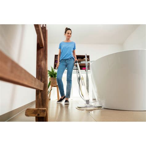 Aspirator Karcher SC 2 Upright, de curatat cu abur, 1600W, Alb/Negru ...