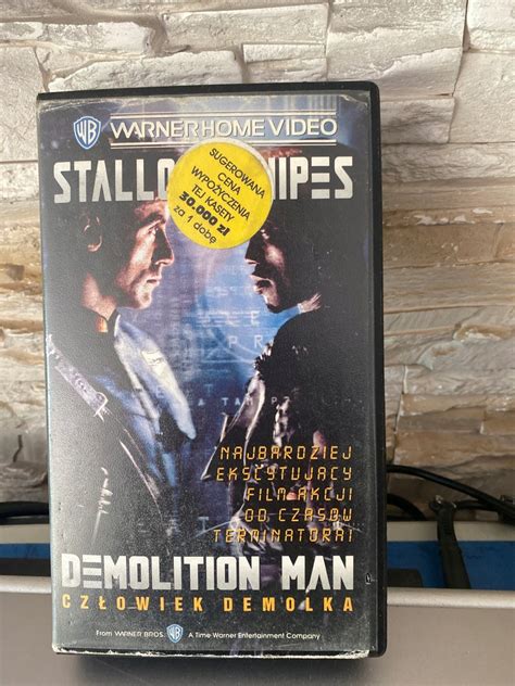 Człowiek Demolka VHS Stallone 12378423284 oficjalne archiwum Allegro