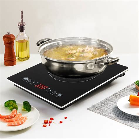 2200w1800w Portable Induction Cooktop Countertop Cooker Burner Stove Hot Plate Ebay