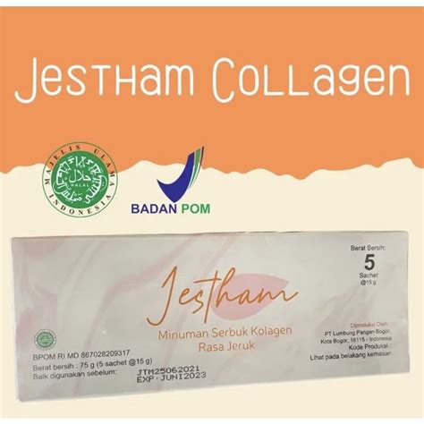 Jual COLLAGEN JESTHAM ISI 5SASET BEST SELLER Shopee Indonesia