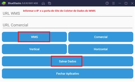 Varejo Supermercado Coletor De Dados WMS Onde Configurar O IP Do