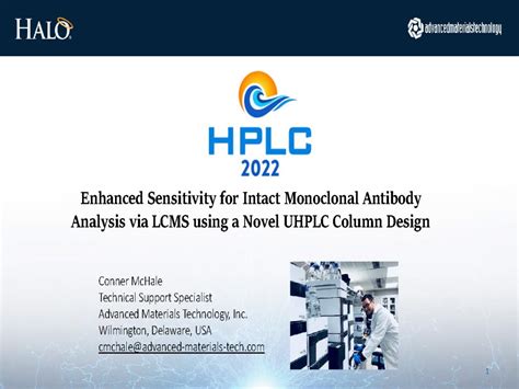 Enhanced Sensitivity For Intact Monoclonal Antibody Analysis Via Lcms Using A Novel Uhplc Column