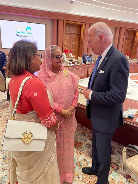 Us President Joe Biden Takes Selfie With Bangladesh Pm Sheikh Hasina At