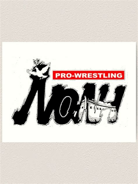 "Pro Wrestling Noah Logo" Art Print by dawsintron | Redbubble