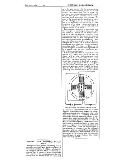 Improved Tesla Alternating Current Motor | Tesla Universe