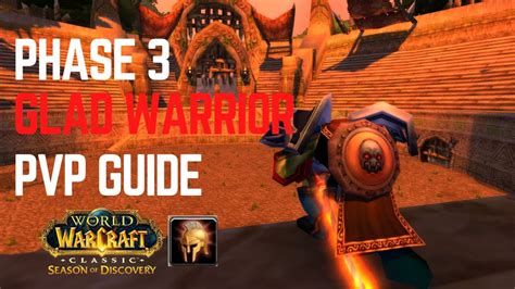 Gladiator Warrior Pvp Guide Sod Phase 3 Best Warrior Spec Youtube