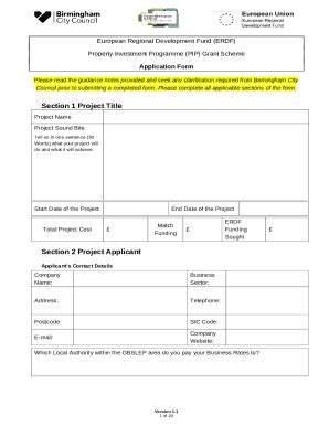 Application Birmingham City Council Doc Template PdfFiller