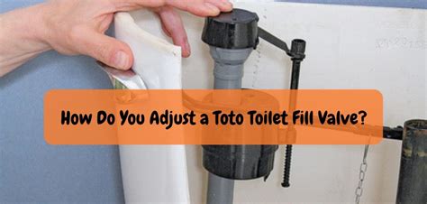 How Do You Adjust a Toto Toilet Fill Valve? The Toiletlife Easy Guide!