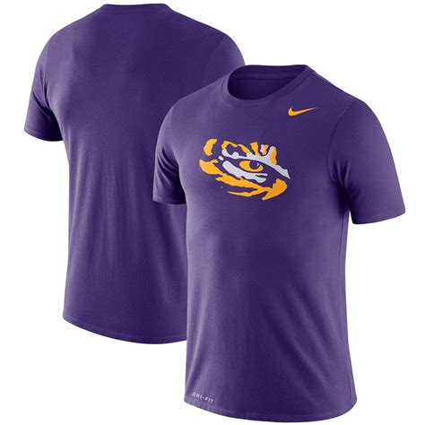 Men S Nike Purple Lsu Tigers Legend Logo Performance T Shirt