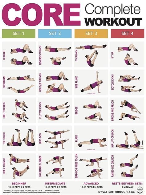 Printable At Home Workouts