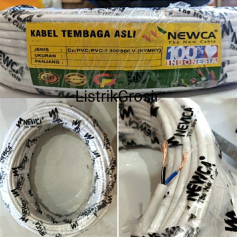 Jual Meteran Ecer Kabel Listrik Nymhy Nyyhy 2x0 75 2x0 75 HYO SNI Kabel