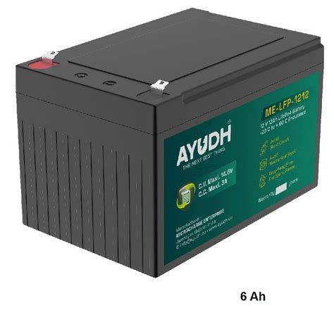 12 V Ayudh Lithium Phosphete Agriculture Spray Pump Battery 2 Years At