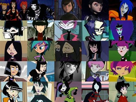 Goth Girls Girl Cartoon Characters Girl Cartoon Cartoon