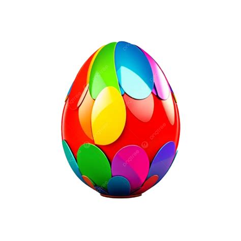 3d Colorfull Happy Easter Egg Easter Egg Easter Egg 3d Colorful