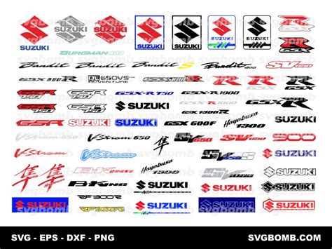 Suzuki Svg Cricut Decals Download Bandit 400 Suzuki Logo Cut Files