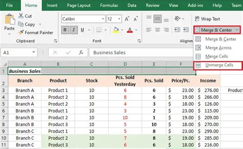 How To Unmerge Cells In Excel Step By Step Guide