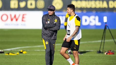 Bvb Trainer Terzic Ber Sancho R Ckkehr Ist Ein Fantastischer Junge