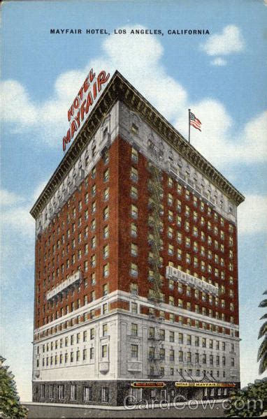 Mayfair Hotel Los Angeles, CA Postcard