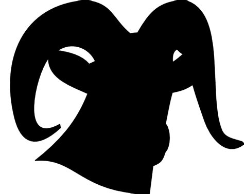 Free Ram Head Silhouette, Download Free Ram Head Silhouette png images ...