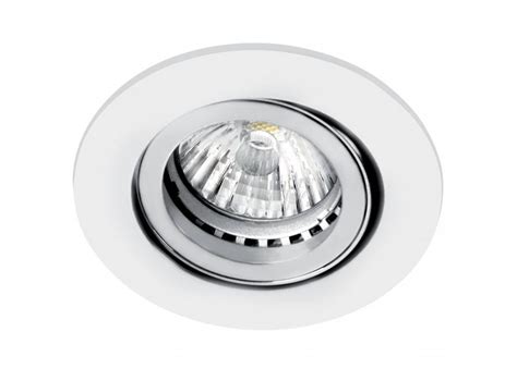 Tipo R Encastré Gu10 Rond Orientable Blanc A Lpe Led 10w 4000k