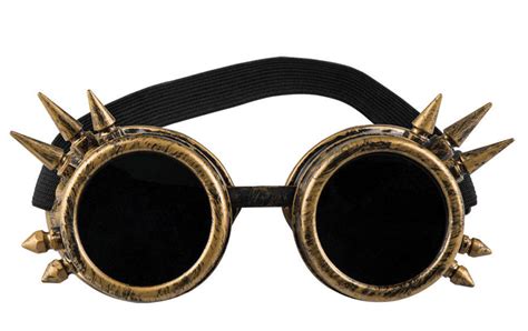 LUNETTES STEAMPUNK VIEIL OR Déguisement adultes Steampunk Netbootic