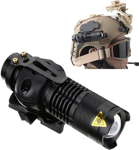 Amazon Higoo Tactical Flashlight Helmet Mounted Led Light