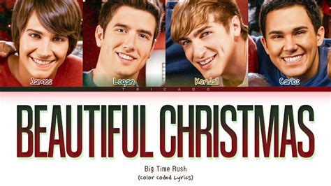 Big Time Rush Beautiful Christmas Color Coded Lyrics YouTube