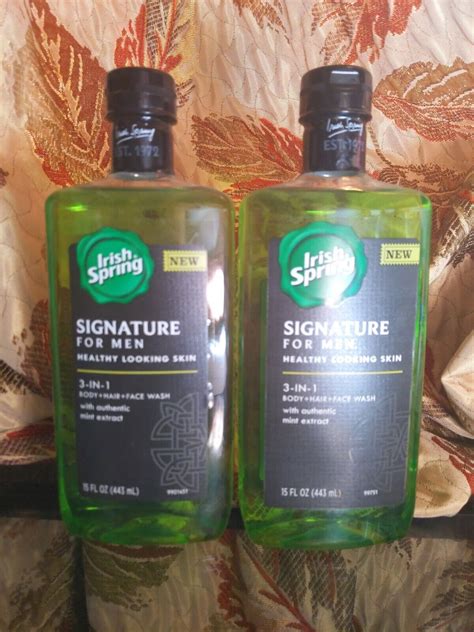 Lot Of 2 Irish Spring Signature For Men 3 In 1 15 Fl Oz EBay