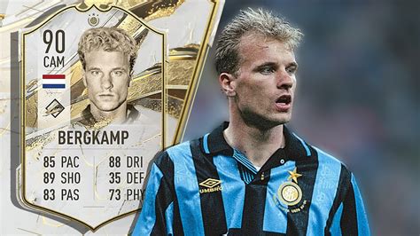 90 MID ICON BERGKAMP PLAYER REVIEW FIFA 23 YouTube