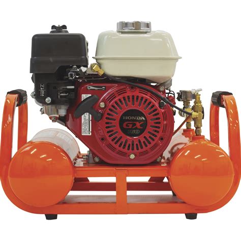 Industrial Air Contractor Gas Powered Pontoon Air Compressor 46 Hp