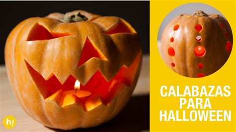 C Mo Hacer Una Calabaza De Halloween Calabazas Decoradas Para