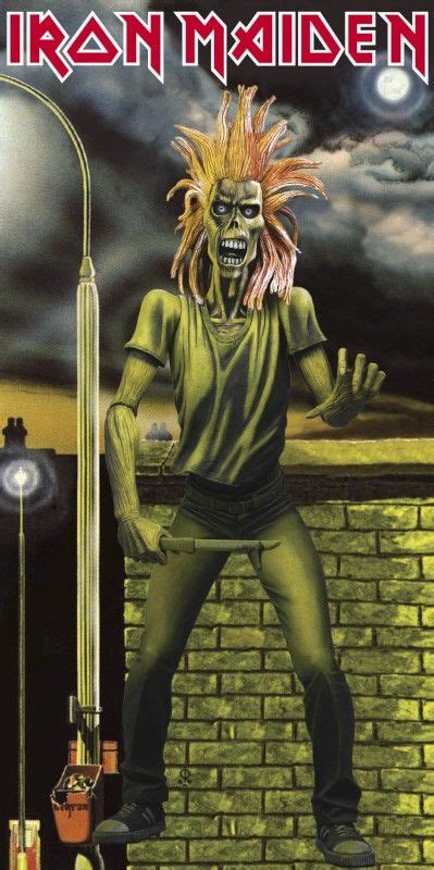 Iron Maiden Debut Eddie The Head Iron Maiden Posters Iron Maiden