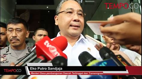 Menteri Desa Bantah Jadi Inisiator Suap Predikat Wajar Tanpa