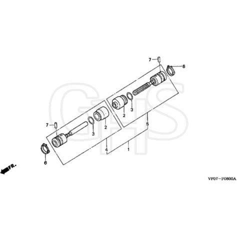 Honda HRD536K4 QXEH MZBL 8300001 Joint Diagram GHS