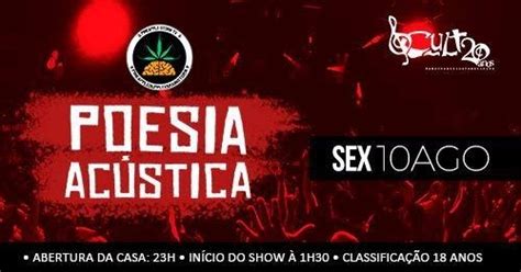 Poesia Acústica em Juiz de Fora Cultural Bar em Juiz de Fora Sympla