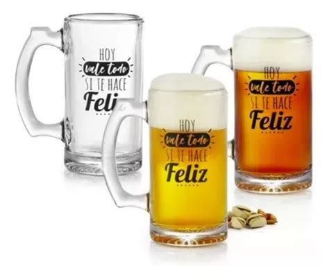 Juego De Tarros De Vidrio Cerveceros Para Cerveza Ml Cuotas Sin