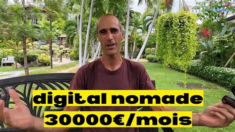 Marc Digital Nomade Mois En Asie Bali Tha Lande Youtube