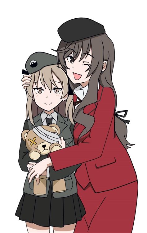 Shimada Arisu Boko And Shimada Chiyo Girls Und Panzer Drawn By Wani