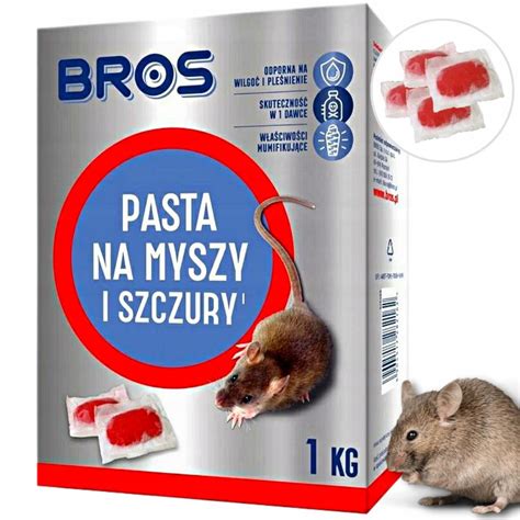 SILNA TRUTKA TRUCIZNA NA SZCZURY MYSZY BROS 1 Kg 5904517282162 Cena