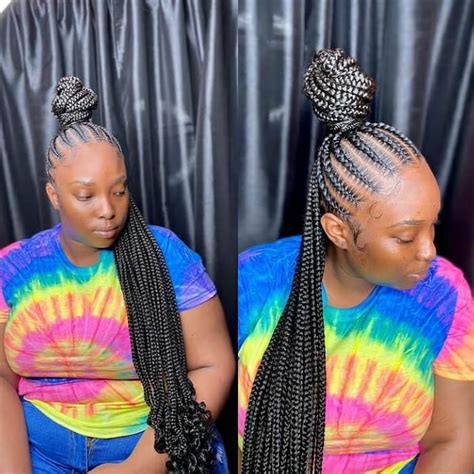 Box Braids in a Bun: How to Style Your Box Braids into a Bun