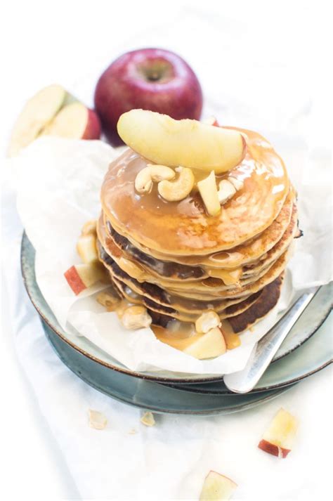 Apfel Pancakes Mit Salzkaramell Vollgut Gutvoll