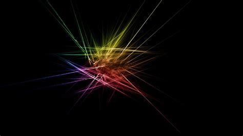 Sunlight Colorful Digital Art Simple Background Abstract